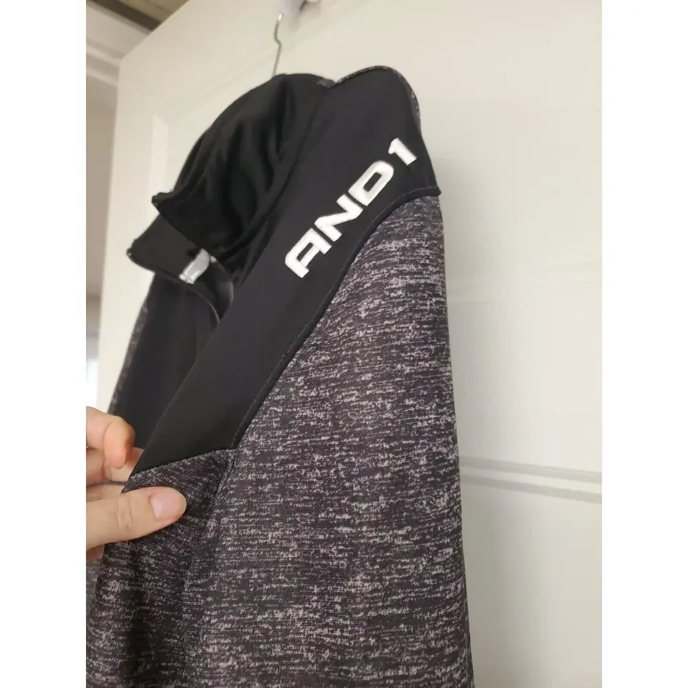 Men's AND1 Full Zip Hoodie Jacket w/ Pockets | Size Large - Picture 4 of 10